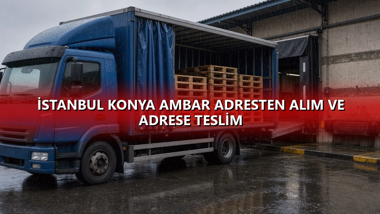 İstanbul Konya Ambar Adresten Alım ve Adrese Teslim