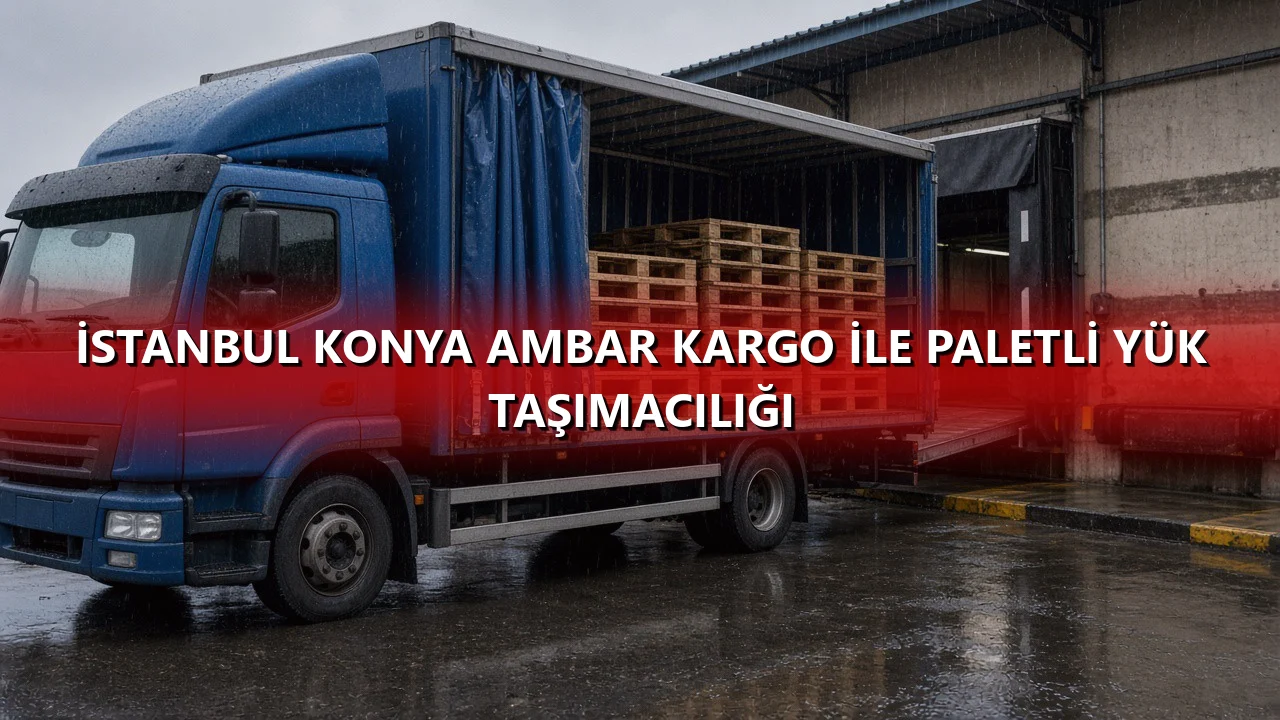 İstanbul Konya Ambar Kargo İle Paletli Yük Taşımacılığı